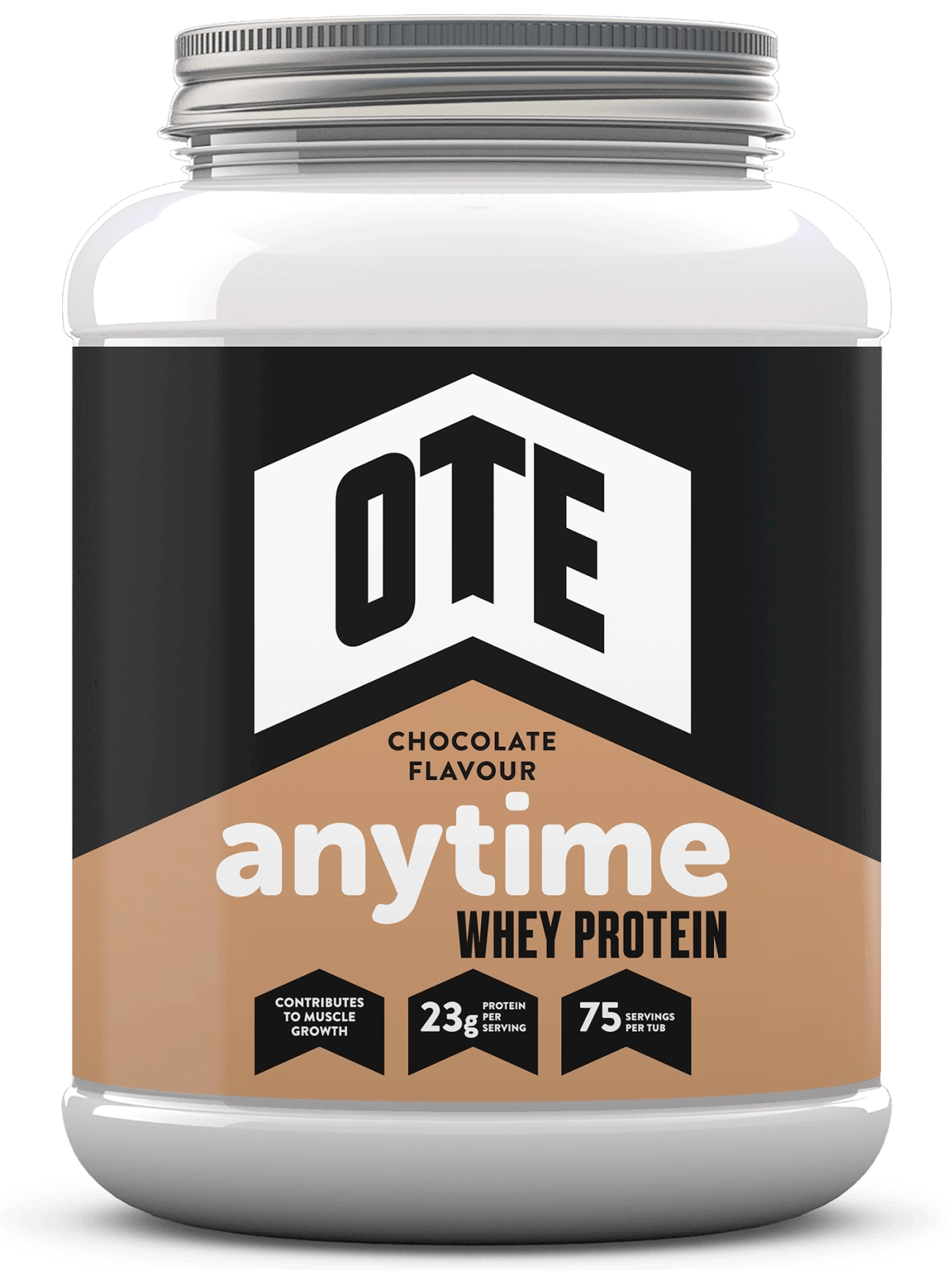 OTE Sports Chocolate Anytime Whey Protein Tub