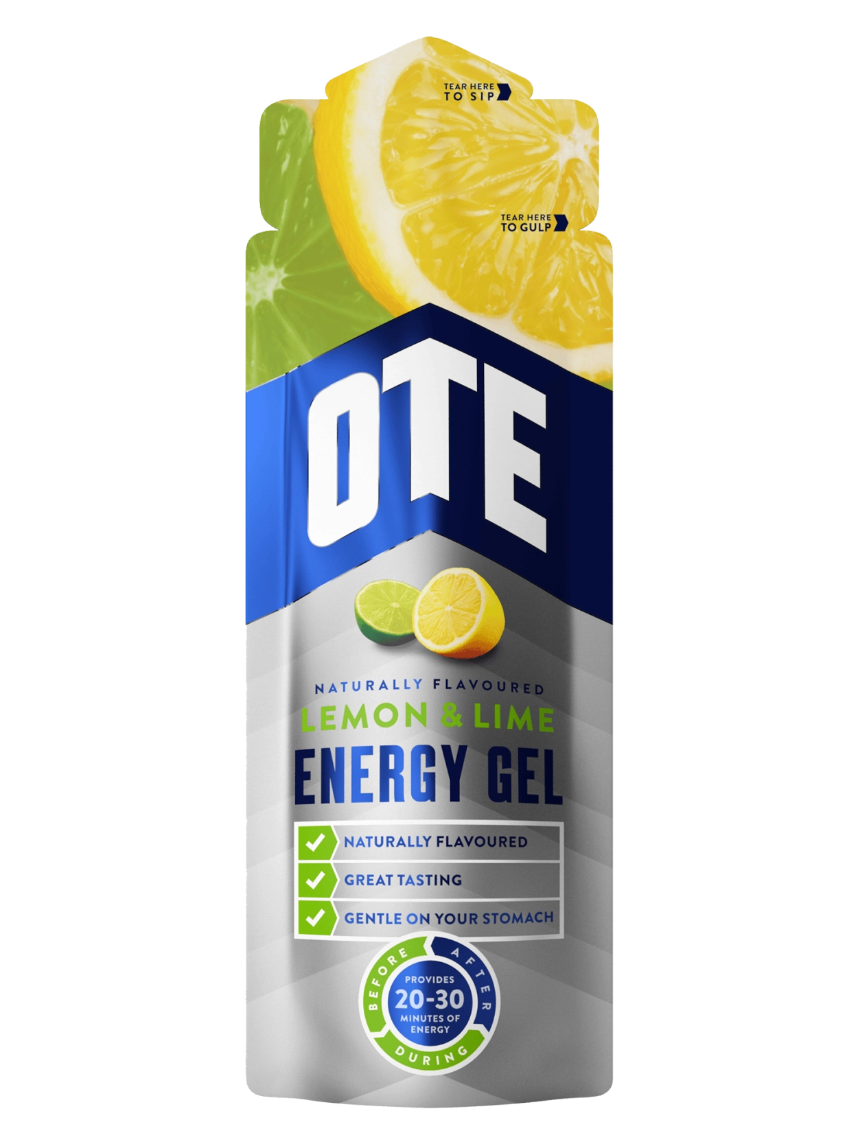 OTE Sports Lemon and Lime Energy Gel, energy gel for athletes and sports