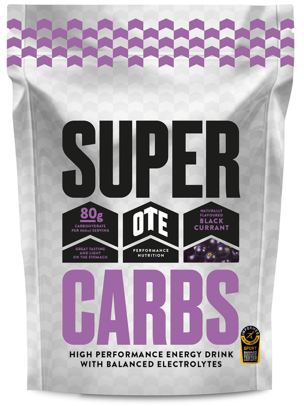 OTE Sports Blackcurrant Super Carbs Performance - energy drink bulk pack