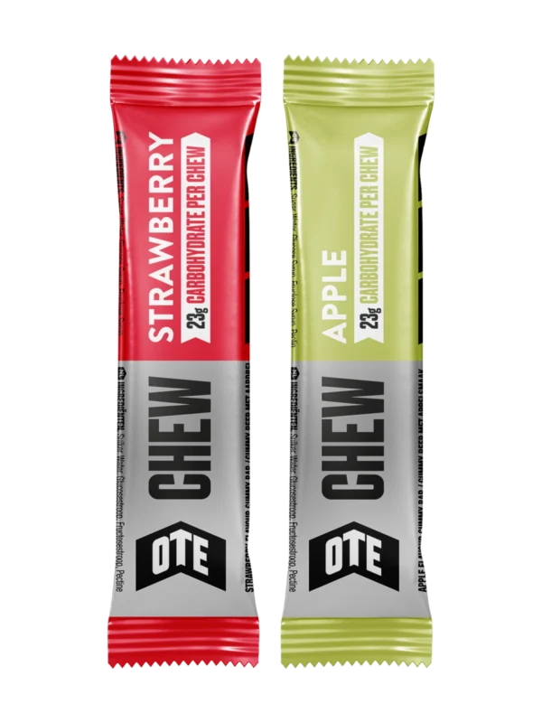 OTE Sports Mixed Energy Chew Pack - strawberry and apple, energy chew for athletes