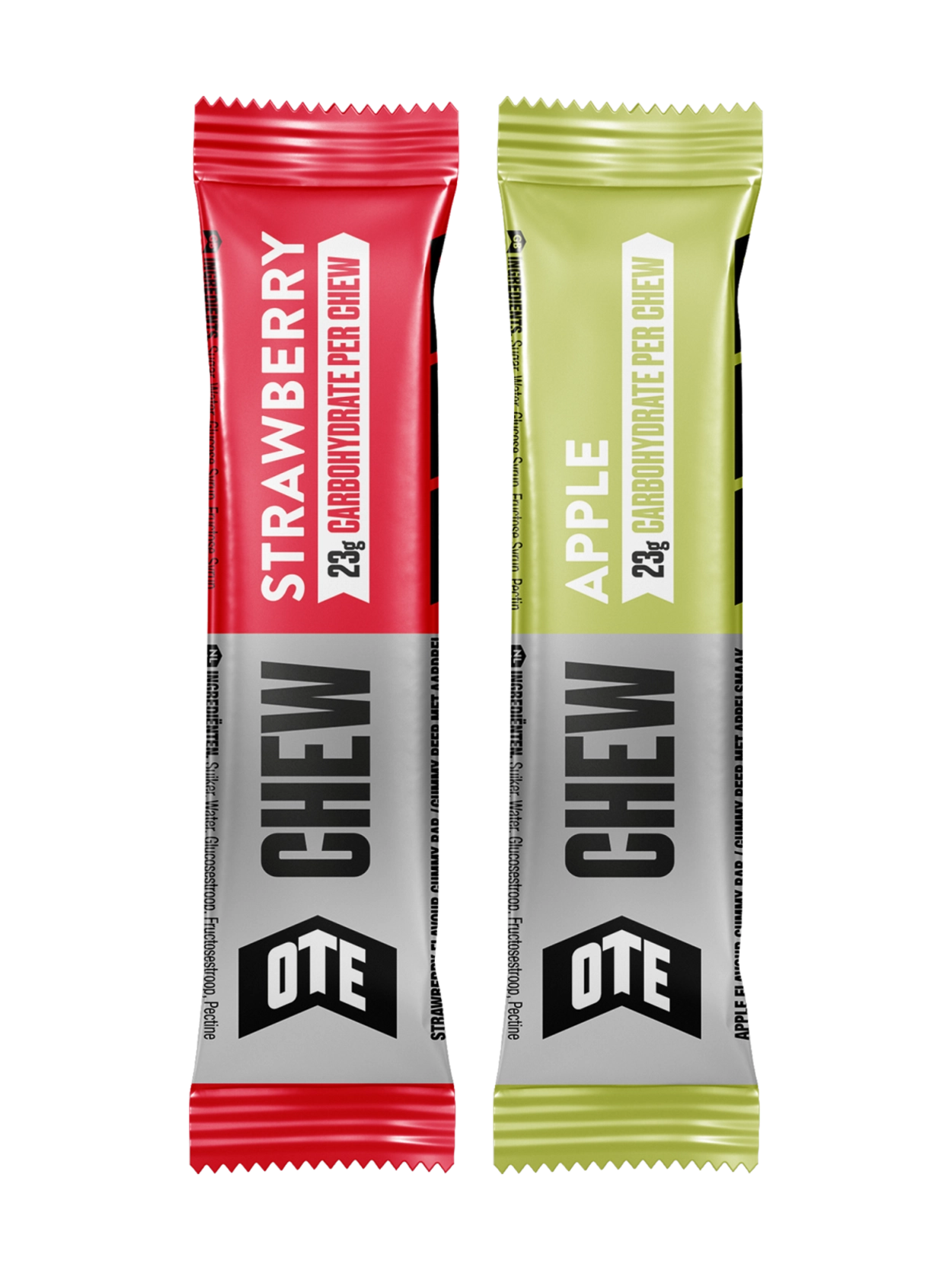 OTE Sports Mixed Energy Chew Pack - strawberry and apple, energy chew for athletes